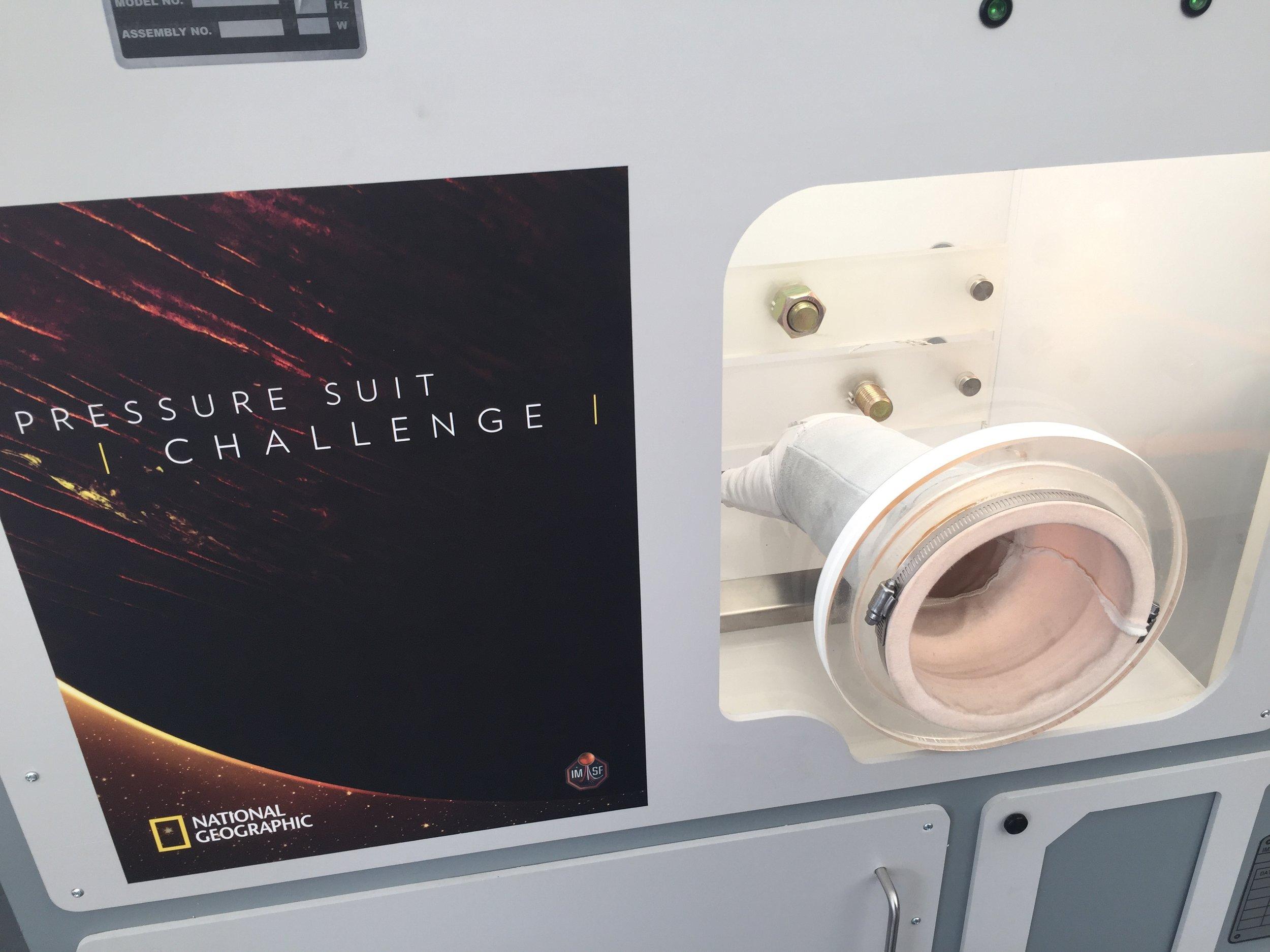 picture of the vacuum chamber sculpture