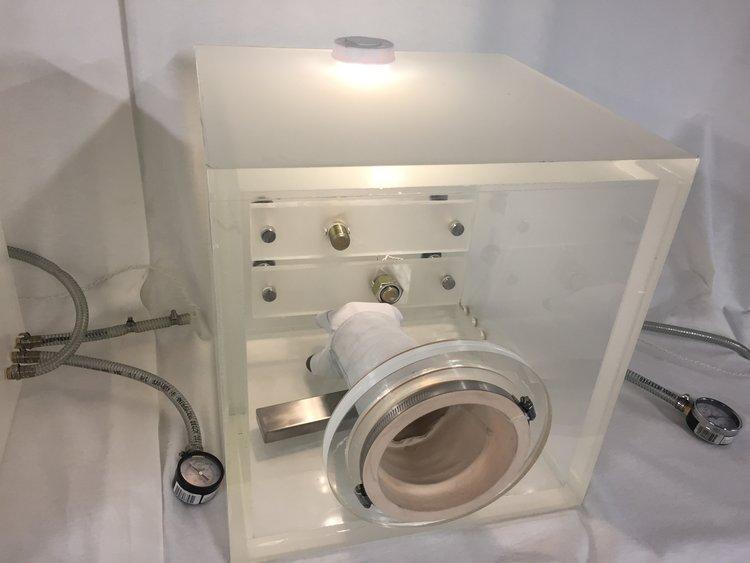 picture of the vacuum chamber sculpture