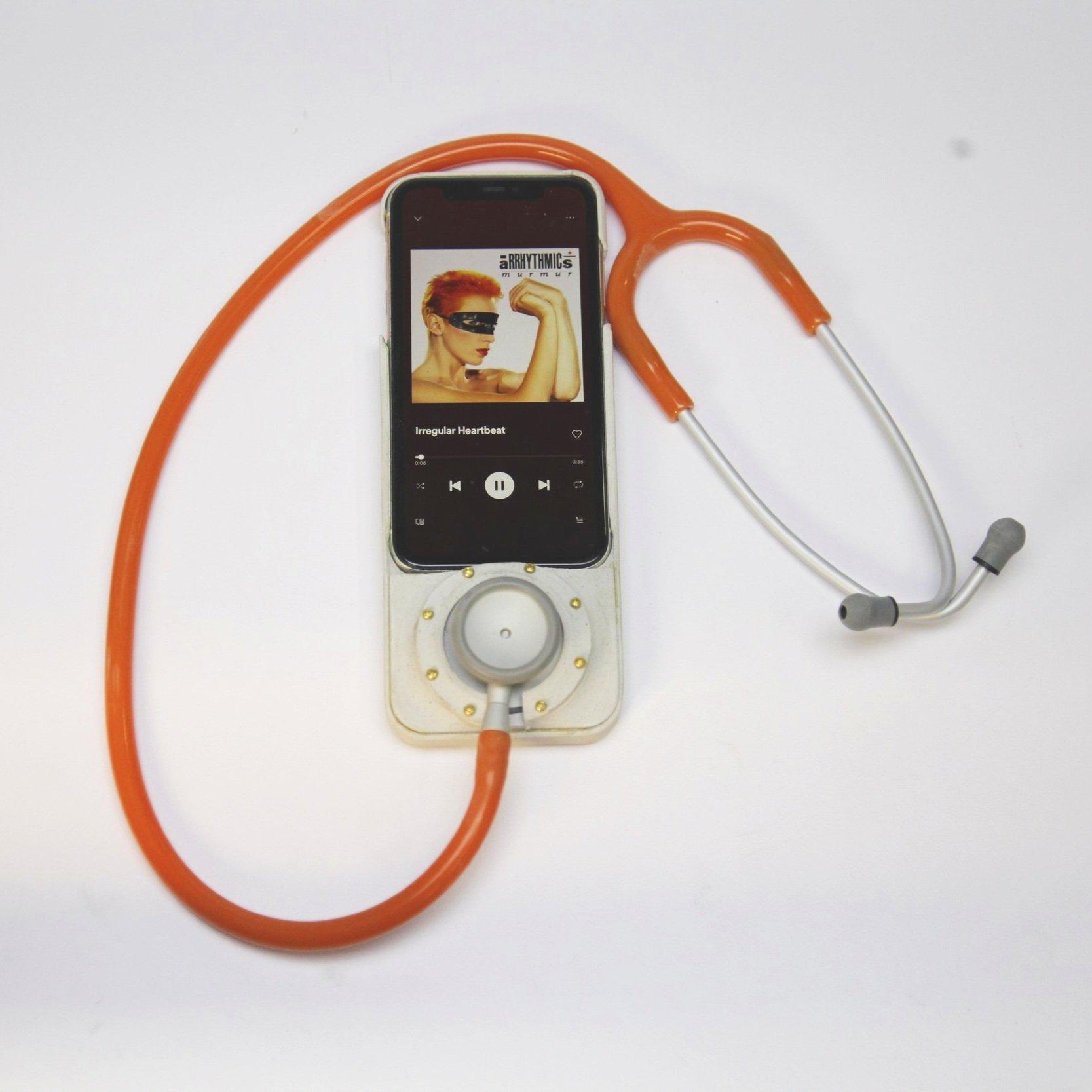 picture of the wireless headphones sculpture